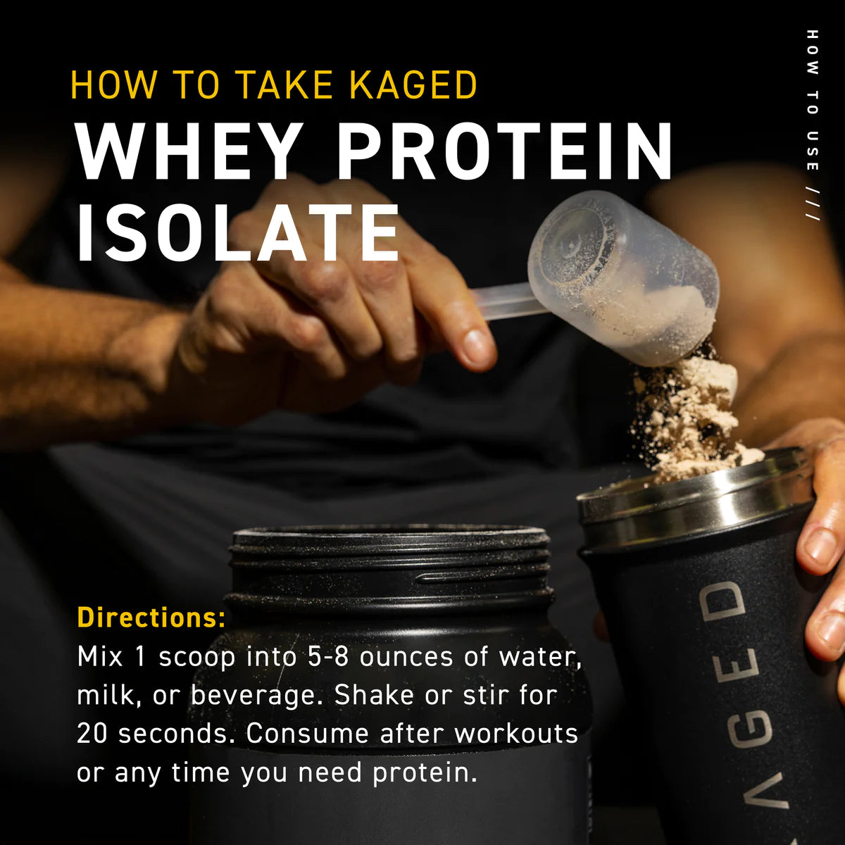 KAGED Whey Protein Isolate 1.36kg